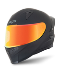 Casco FP Ignition Negro vista lateral con diseño aerodinámico