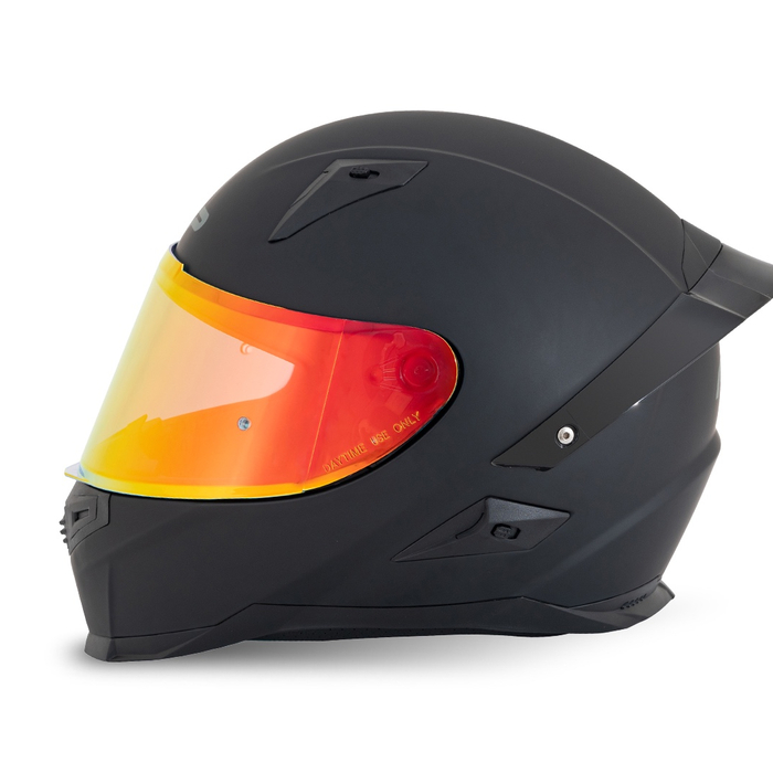 Detalle del visor del casco FP Ignition Negro