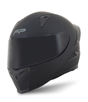Casco FP Ignition Negro vista lateral con diseño aerodinámico