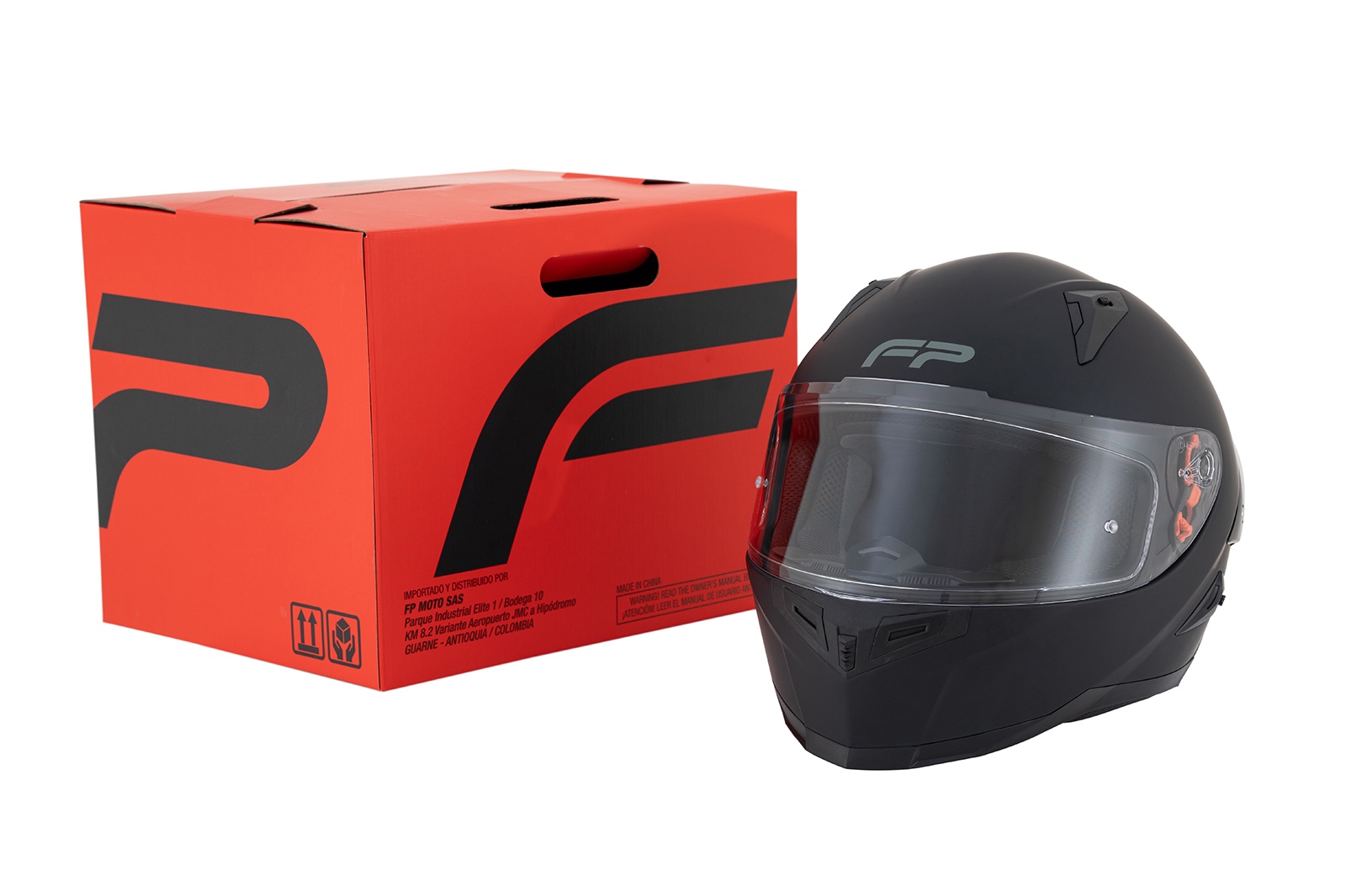 Cierre micrométrico del casco FP Ignition Negro