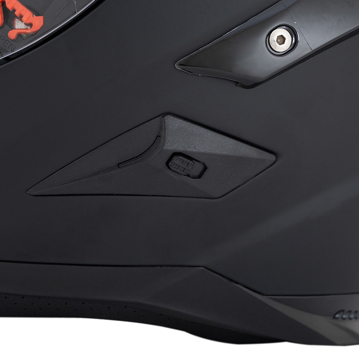 Detalle del visor del casco FP Ignition Negro