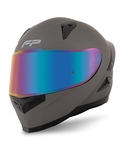 Casco FP Ignition Titanio vista lateral con alerón