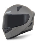 Casco FP Ignition Titanio vista lateral con alerón