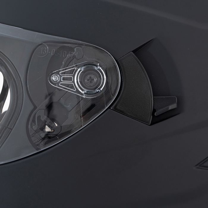 Detalle del visor transparente del casco FP Racecraft 2 FP