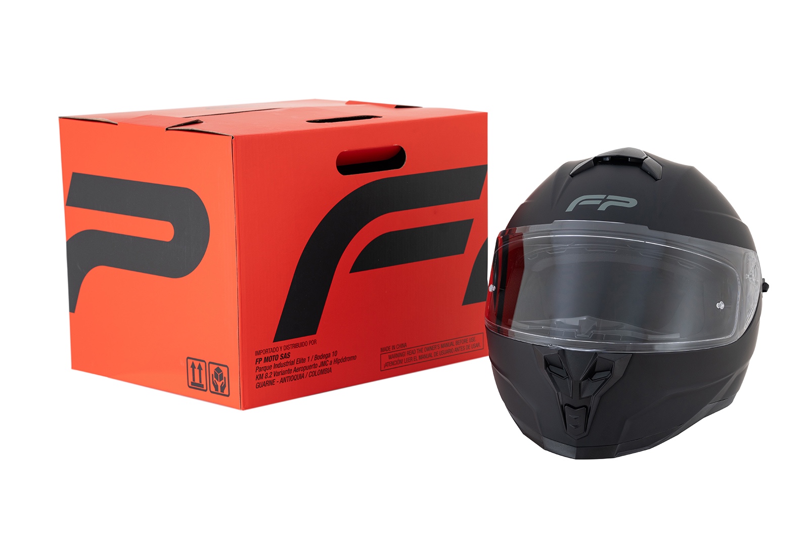 Cierre micrométrico del casco FP Racecraft 2 Negro FP