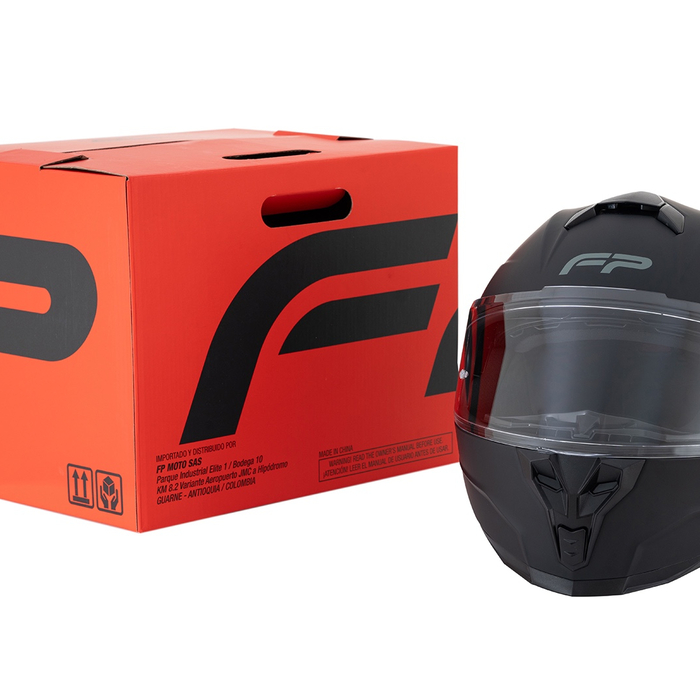 Cierre micrométrico del casco FP Racecraft 2 Negro FP