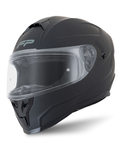 Casco FP Racecraft 2 Negro con visor transparente vista lateral