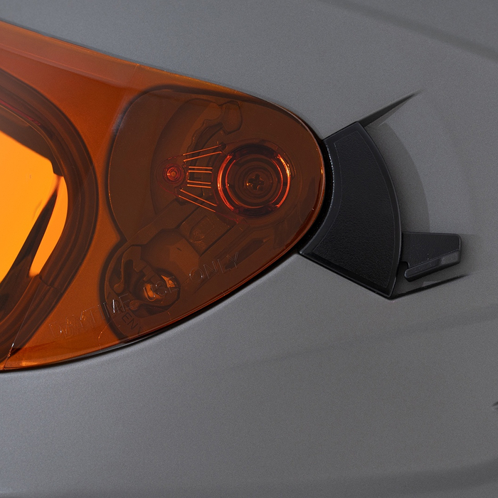 Detalle del visor ámbar del casco FP Racecraft 2 FP