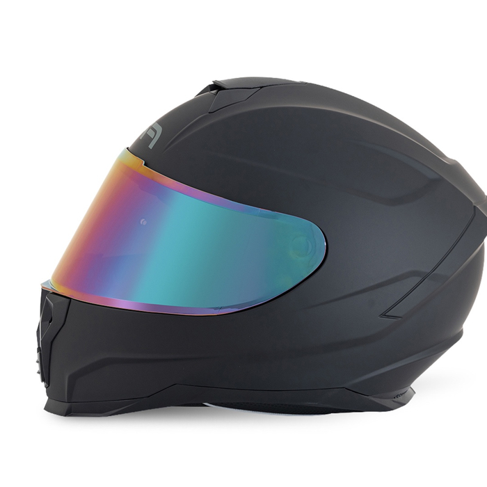 Reflejo del visor espejado iridium del casco FP Racecraft 2