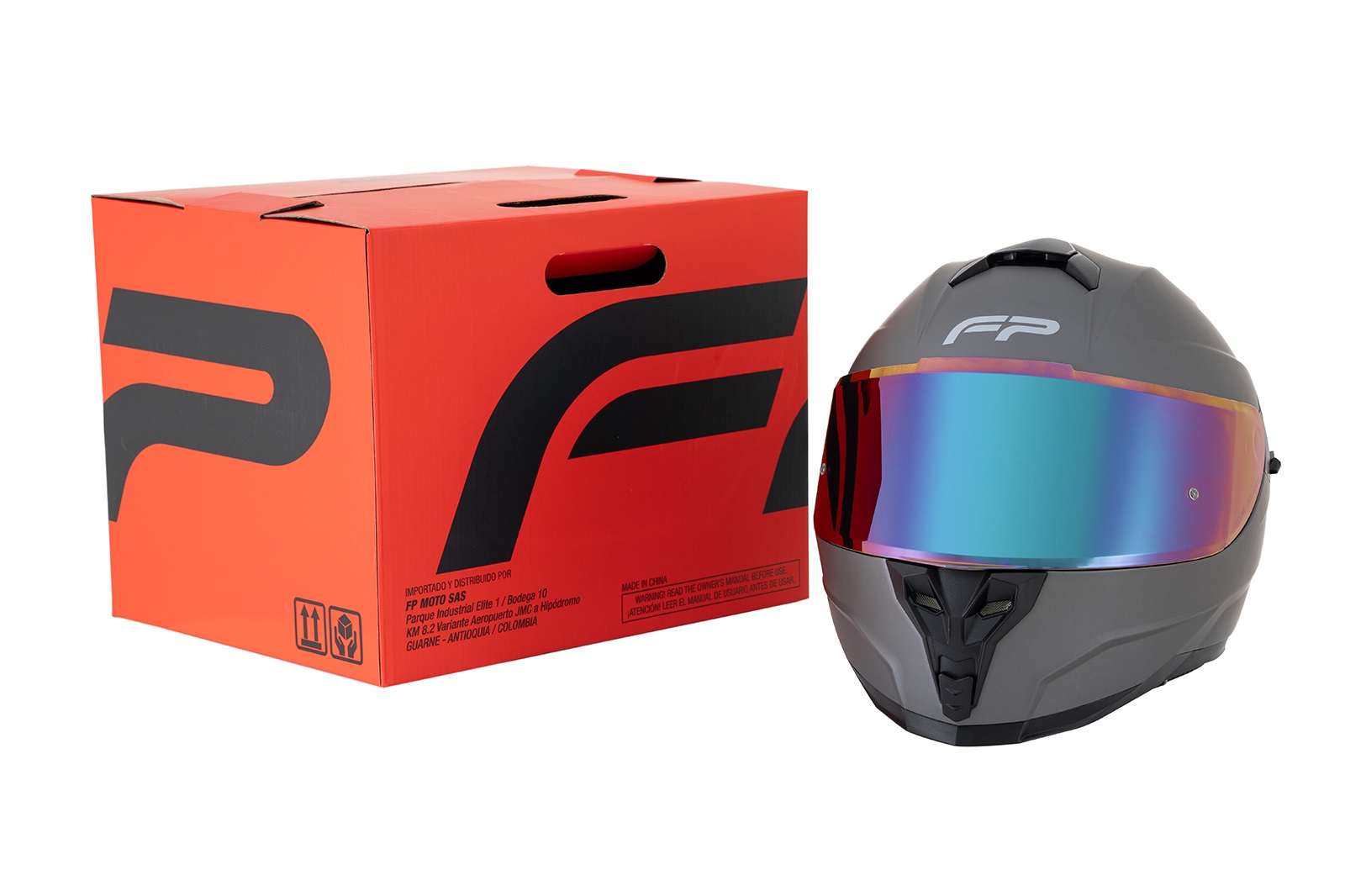 Detalle del cierre micrométrico del casco FP Racecraft 2