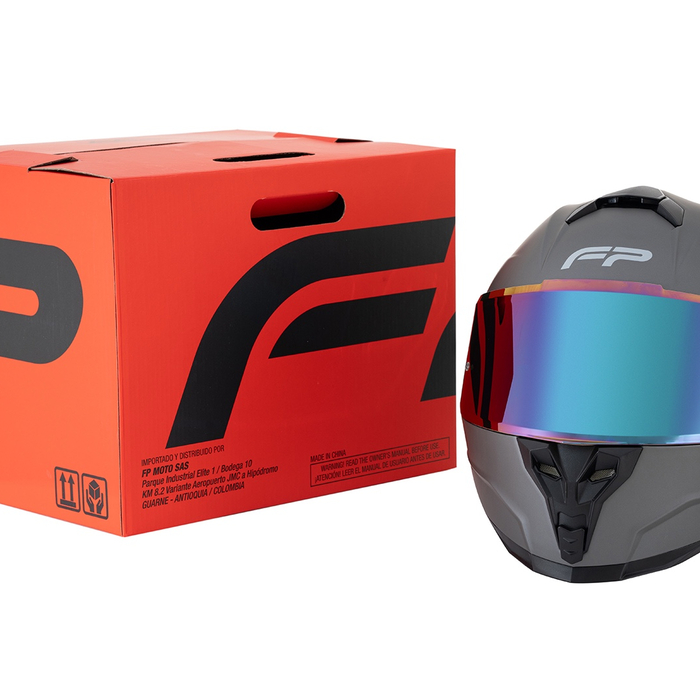 Detalle del cierre micrométrico del casco FP Racecraft 2