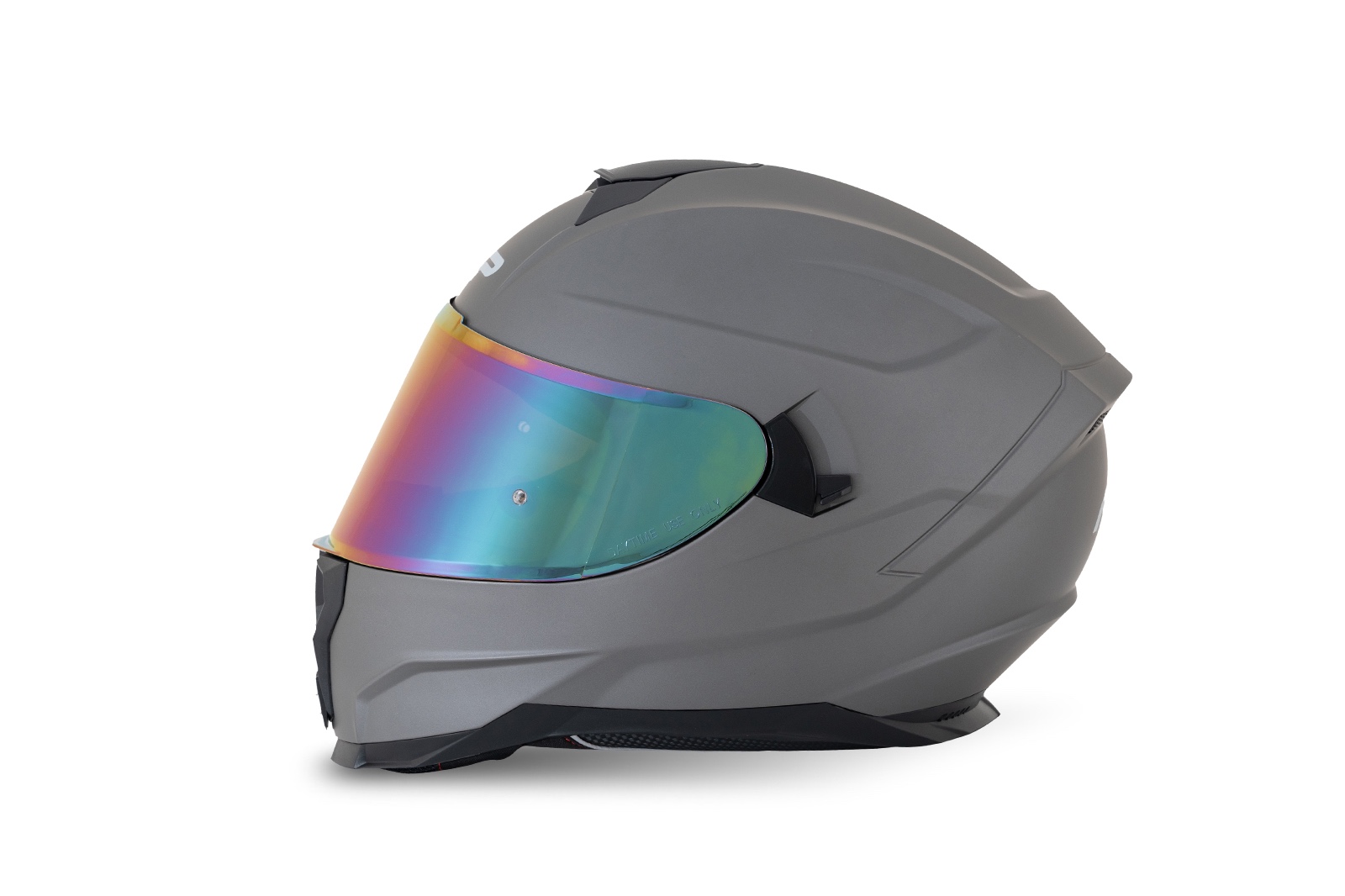 Detalle del visor iridium del casco FP Racecraft 2 FP.