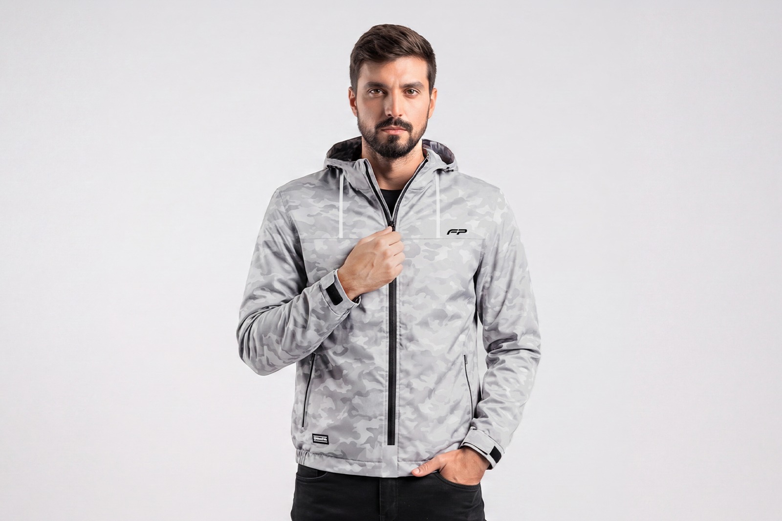 Chaqueta Reflectiva Thunder Light Grey