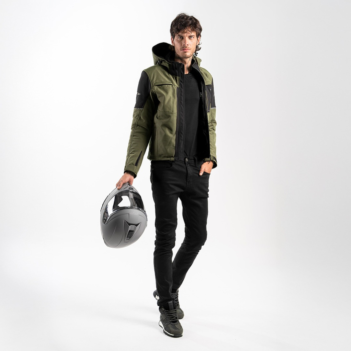 Entradas de ventilación en pecho de la FP Cairo Softshell Verde