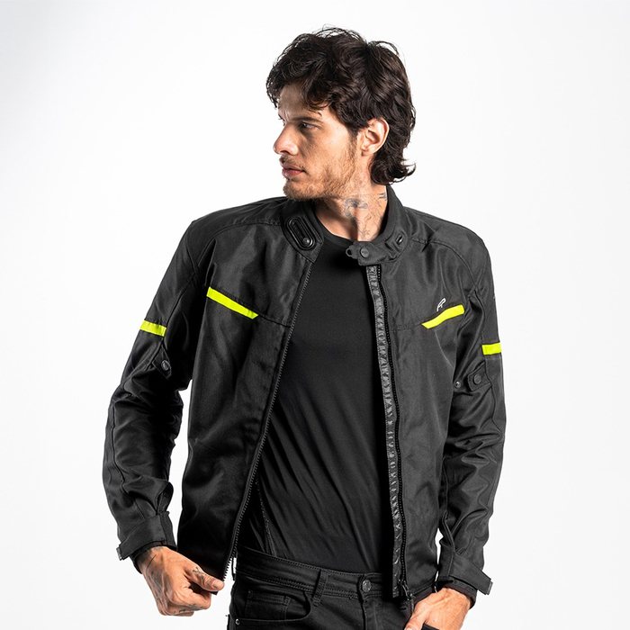 Chaqueta FP K1 Negro para motociclistas en invierno