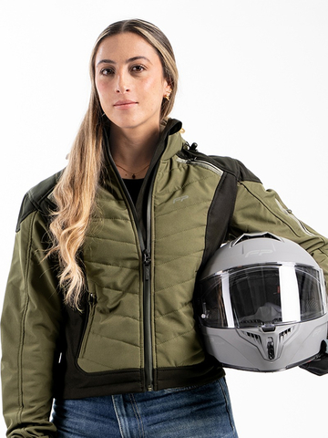 Chaqueta FP Naxos Mujer Verde Militar urbana