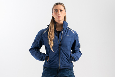 Vista frontal de la FP Naxos Mujer Azul Navy