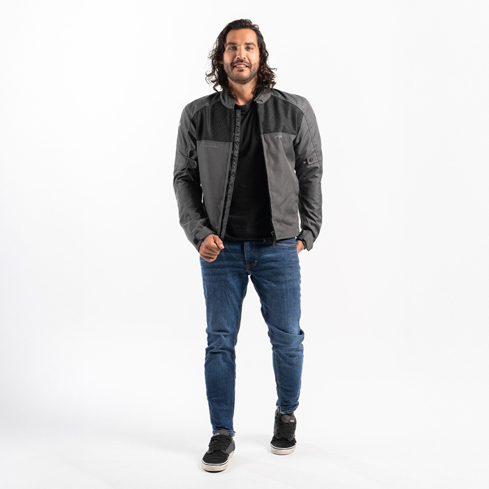 Chaqueta FP Nevada Summer Gris para motociclistas urbanos