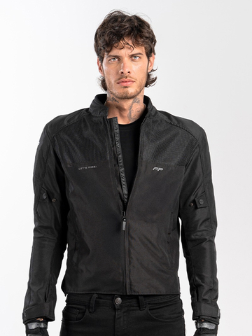 Vista frontal de la chaqueta FP Nevada Summer Negra