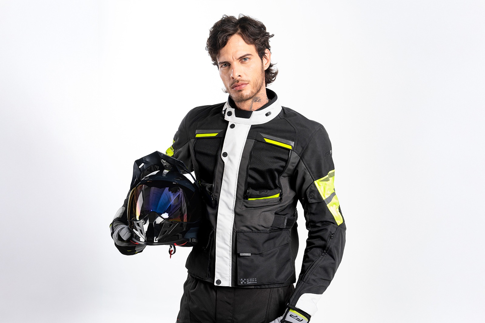 Chaqueta FP Patagonia Negra touring larga para moto