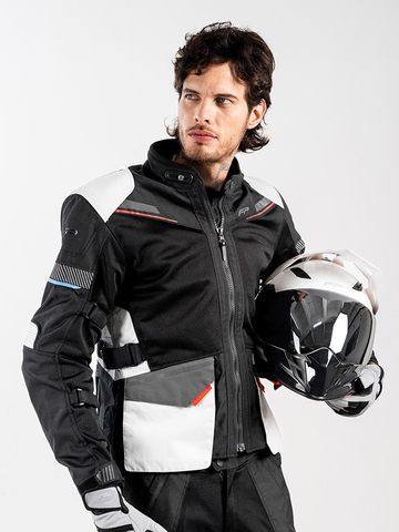 Chaqueta FP de turismo Yosemite Gris para motociclistas