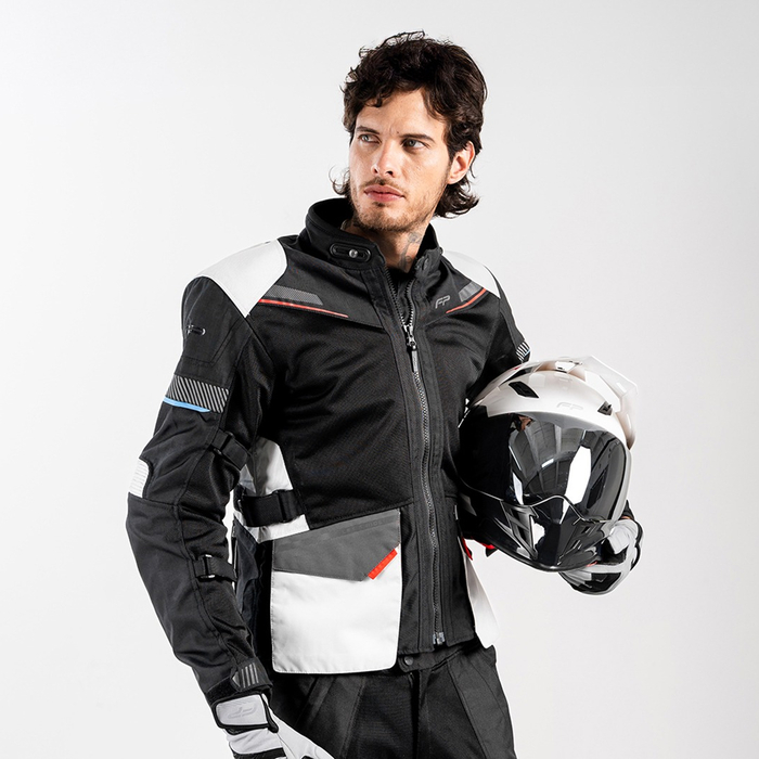 Chaqueta FP de turismo Yosemite Gris para motociclistas