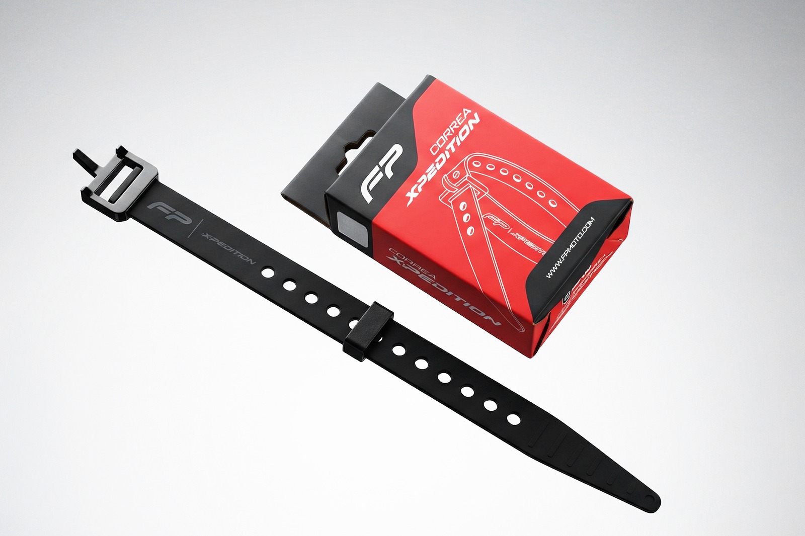 Correas multipropósito FP para asegurar equipaje en moto