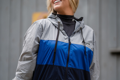 Cortavientos triline marine blue azul