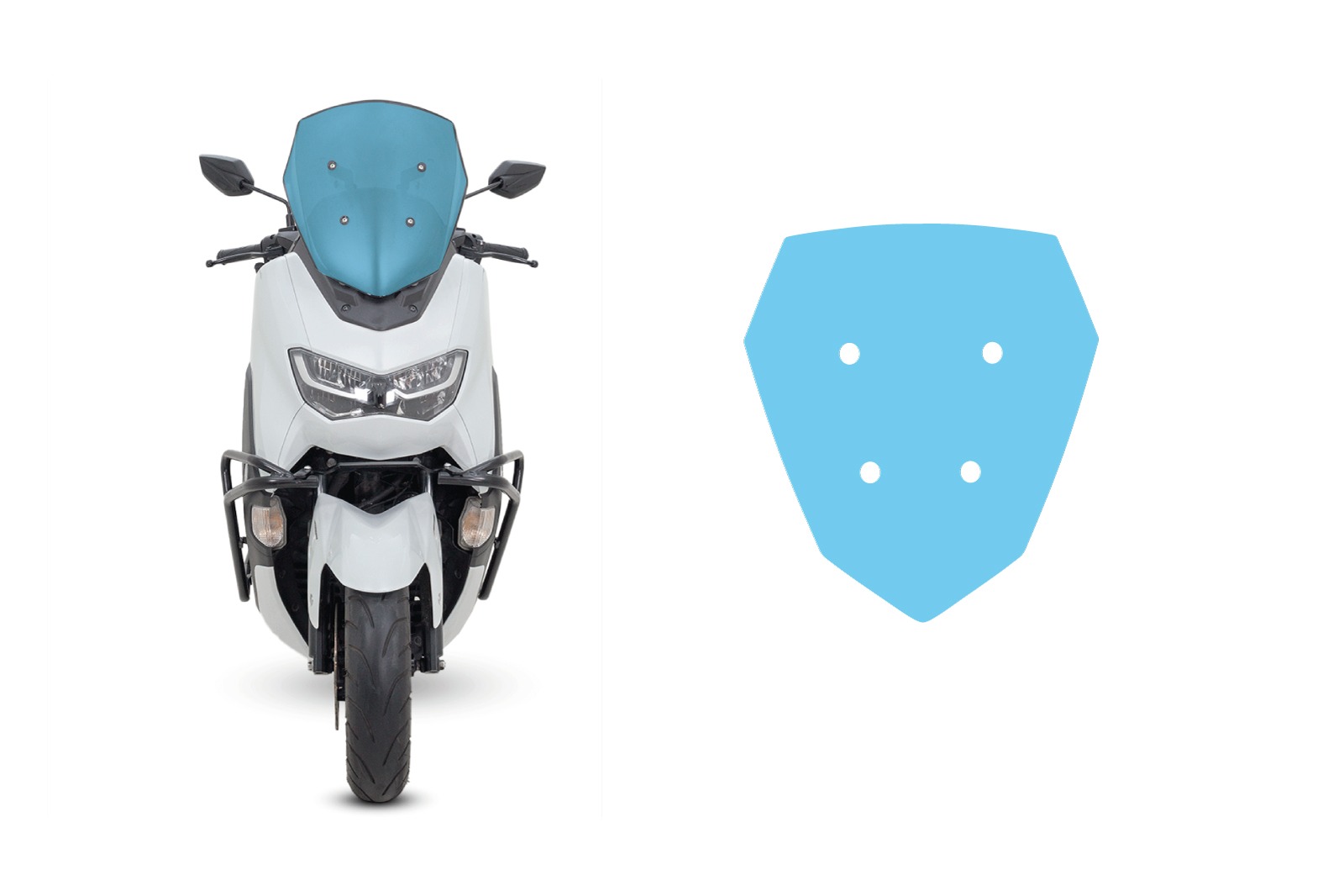 Kit ppf solo cupula yamaha nmax connected