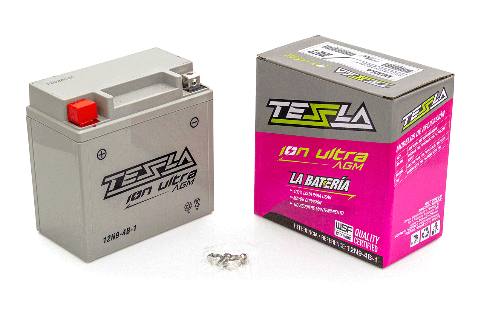 Baterías para Moto  Tessla, La Batería