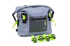Maleta Impermeable Dry Bag Para Moto S20 Gris-Neon