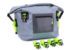 Maleta Impermeable Dry Bag Para Moto S30 Gris Neon