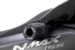 Slider Trasero Yamaha NMAX Connected, Slider para Yamaha NMAX Connected, Slider Connected, Protección Trasera para Yamaha NMAX Connected, Goma Protectora NMAX Connected, Yamaha NMAX Connected con Slider Trasero, Protector Trasero de Caídas NMAX Connected,