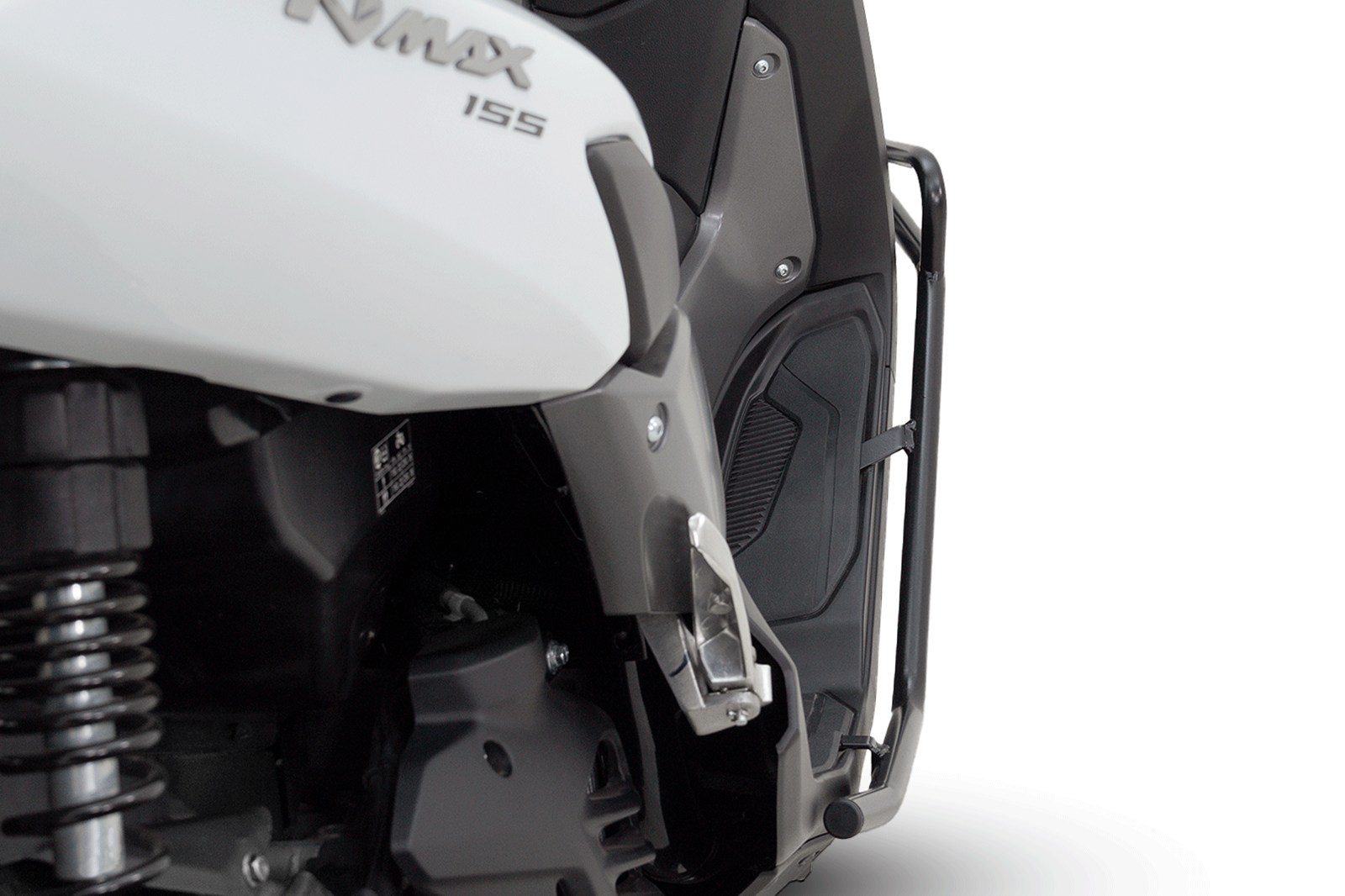 DEFENSA YAMAHA NMAX CONNECTED
Defensa para Yamaha Nmax Connected
Protección para scooter
Estilo y seguridad
Accesorios Yamaha Nmax connected
Defensa lateral 
Instalación sencilla
Luces exploradoras LED
Mejora de visibilidad
Exploradoras