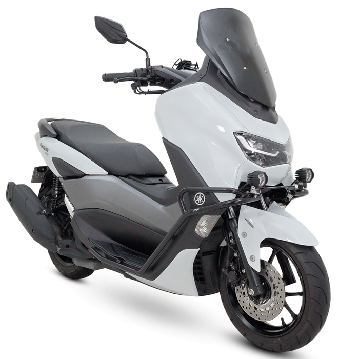 DEFENSA YAMAHA NMAX CONNECTED
Defensa para Yamaha Nmax Connected
Protección para scooter
Estilo y seguridad
Accesorios Yamaha Nmax connected
Defensa lateral 
Instalación sencilla
Luces exploradoras LED
Mejora de visibilidad
Exploradoras