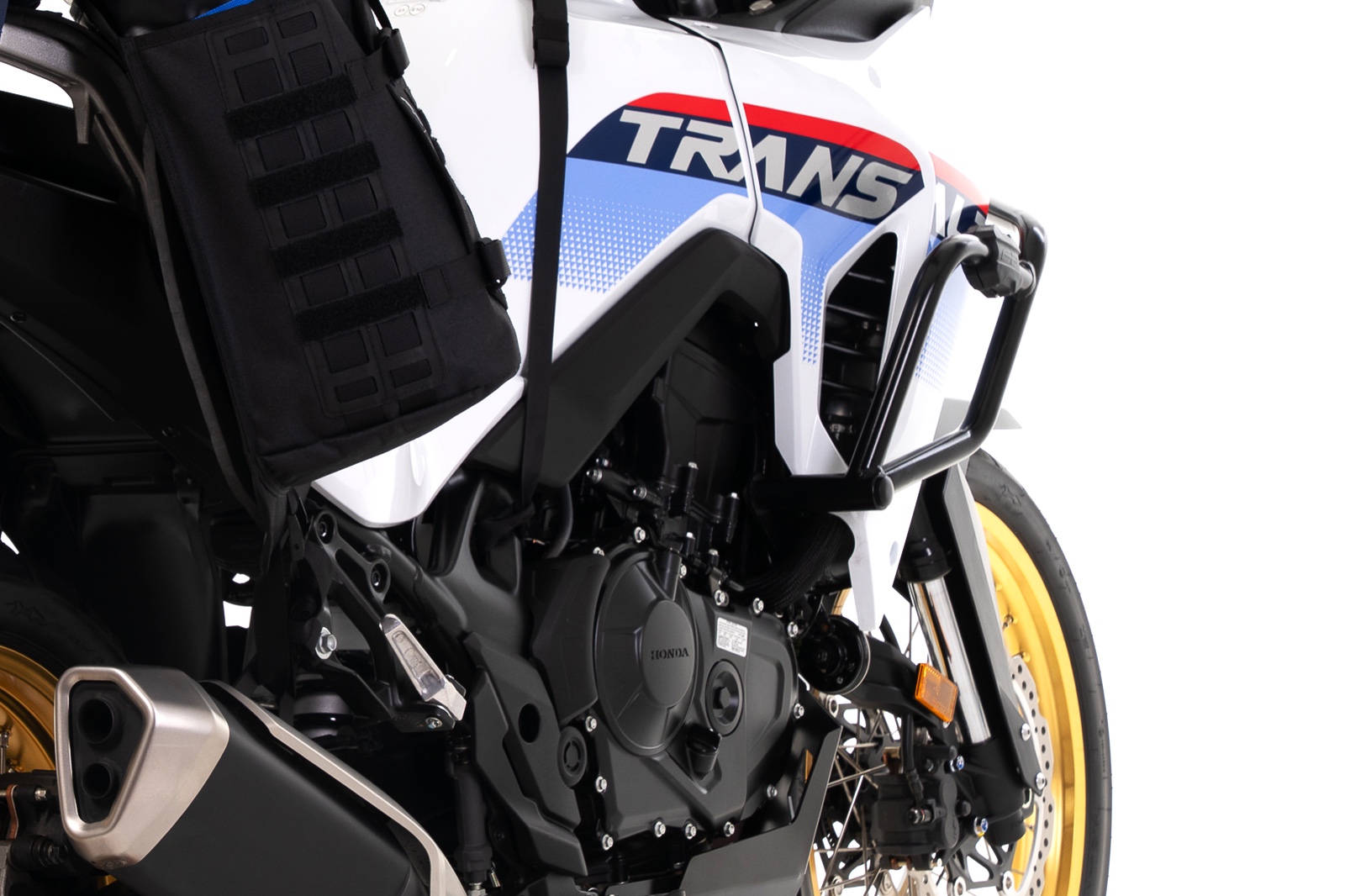 Detalle del diseño envolvente de la defensa FP Transalp