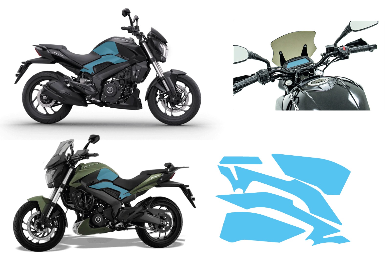 Kit ppf bajaj dominar ug400/400/250