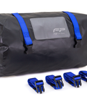 Maleta Impermeable Dry Bag Para Moto C25 Azul GS