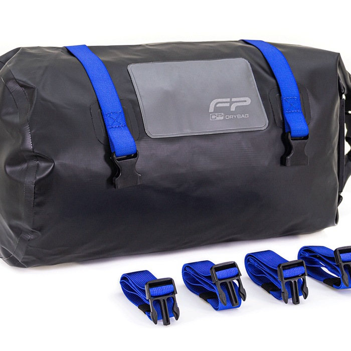 Maleta Impermeable Dry Bag Para Moto C25 Azul GS