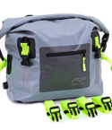 Maleta Impermeable Dry Bag Para Moto S20 Gris-Neon