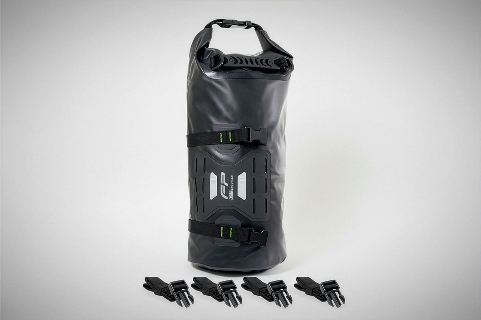 Dry bag FP C15 gris con sistema MOLLE y reflectivos