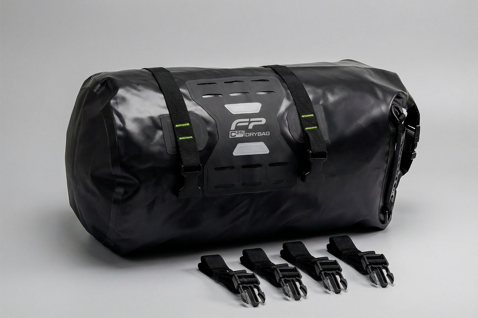 Maleta Drybag FP C25 Negro tubular impermeable 25 litros