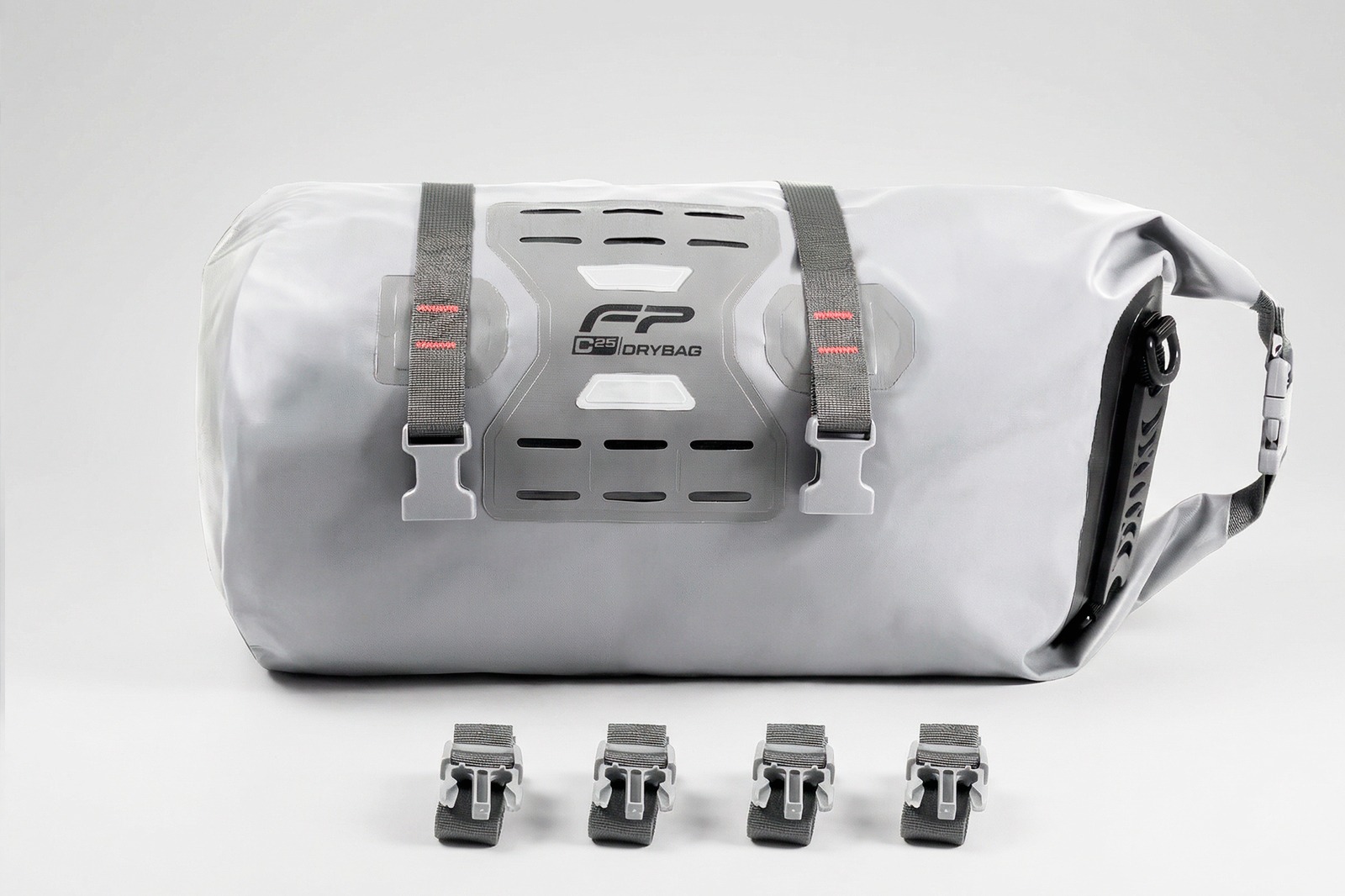 Dry bag FP C25 gris con sistema MOLLE y reflectivos