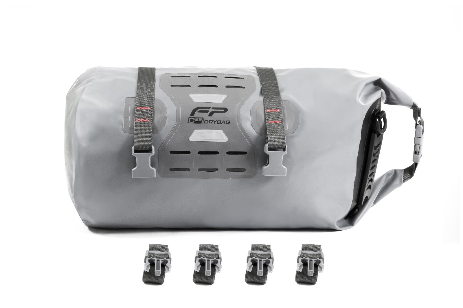 Dry bag FP C25 gris con sistema MOLLE y reflectivos