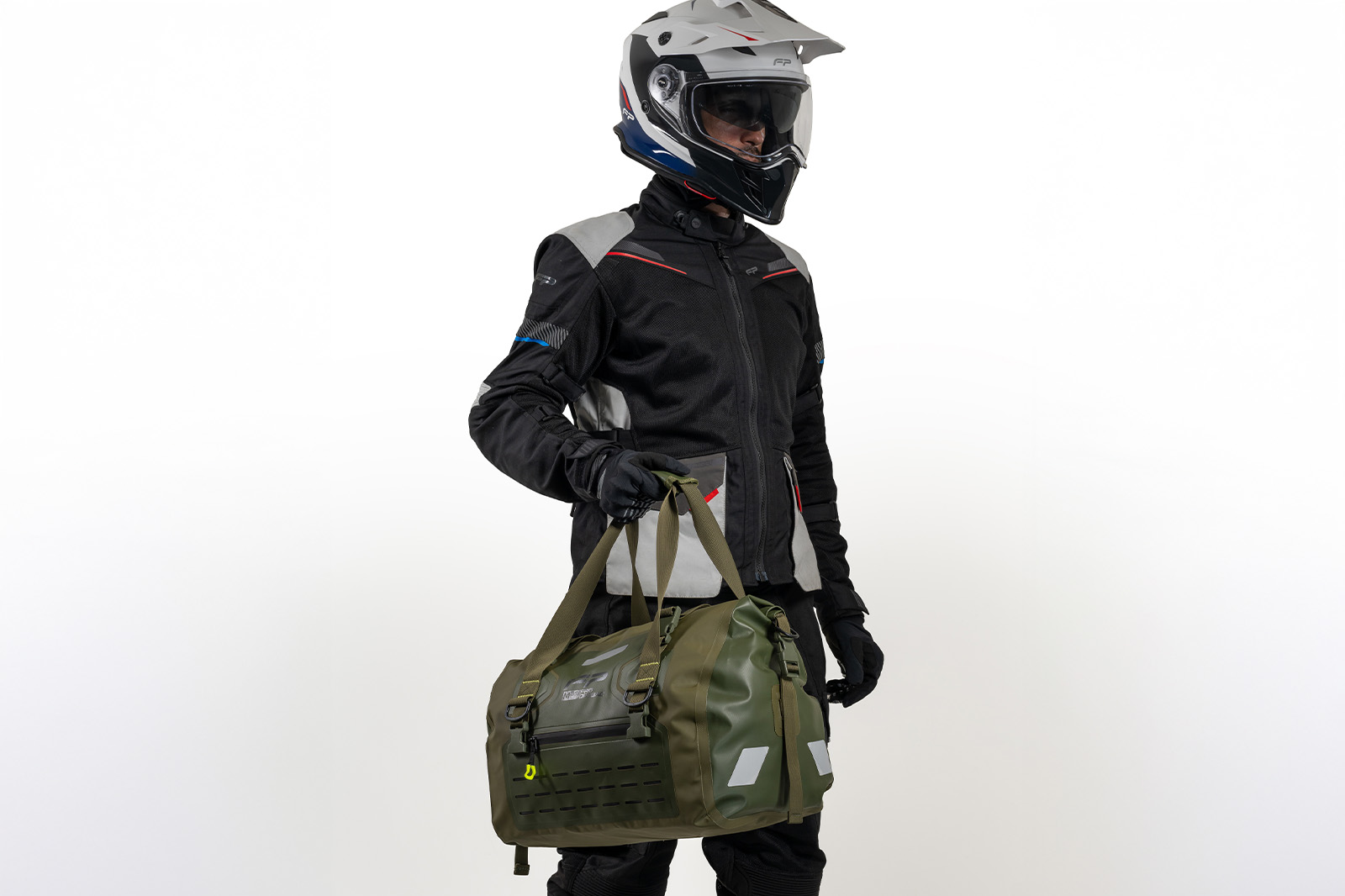 Maletín FP verde 35L para rutas aventureras