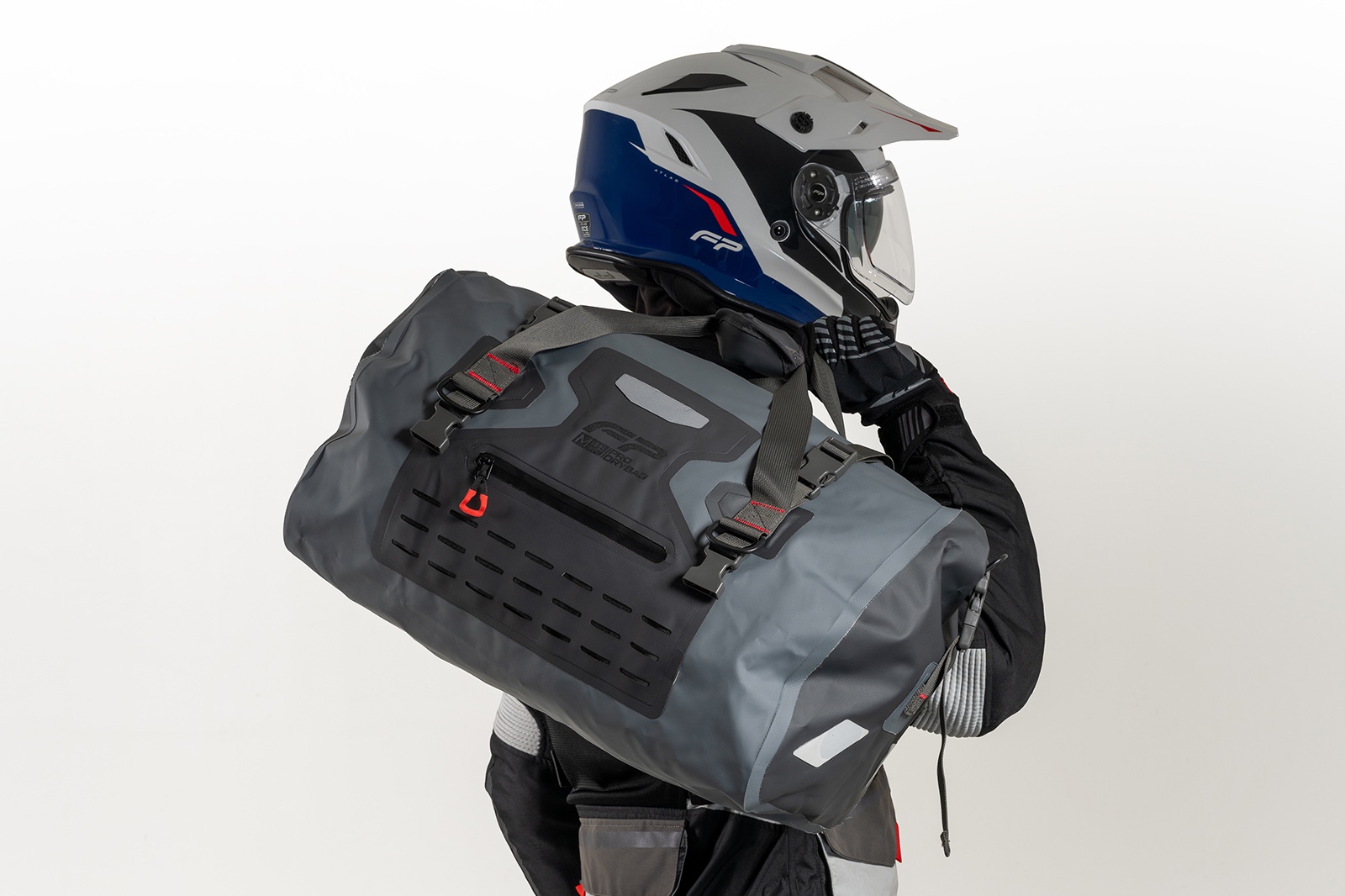 Maleta aventura FP color gris impermeable