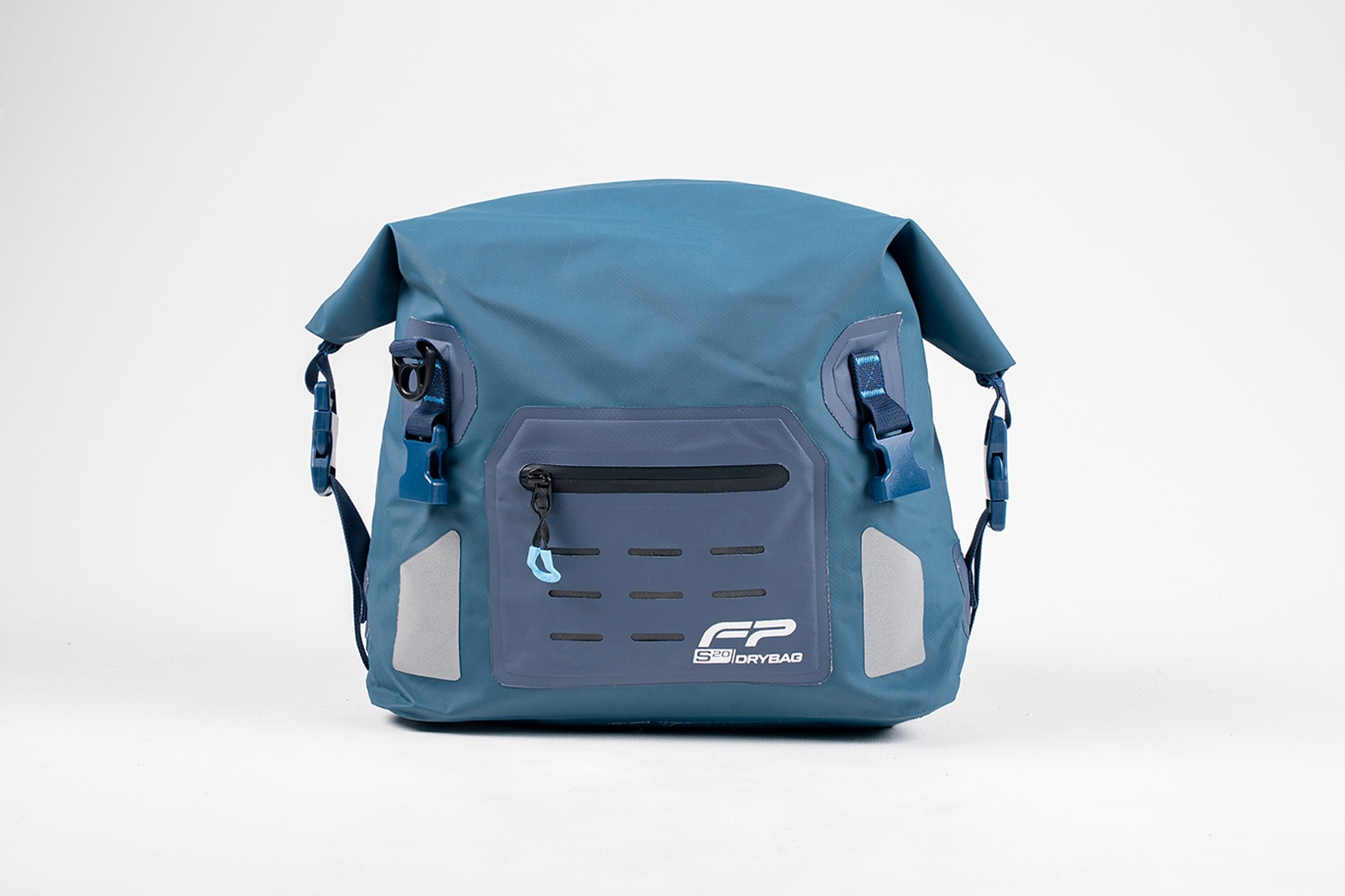 Maleta impermeable FP 20L  azul para viajes en moto