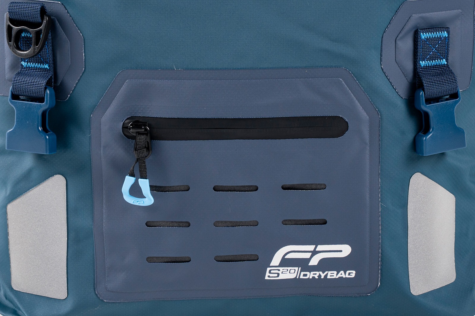 Drybag FP S20 azul con tapa enrollable y sistema MOLLE