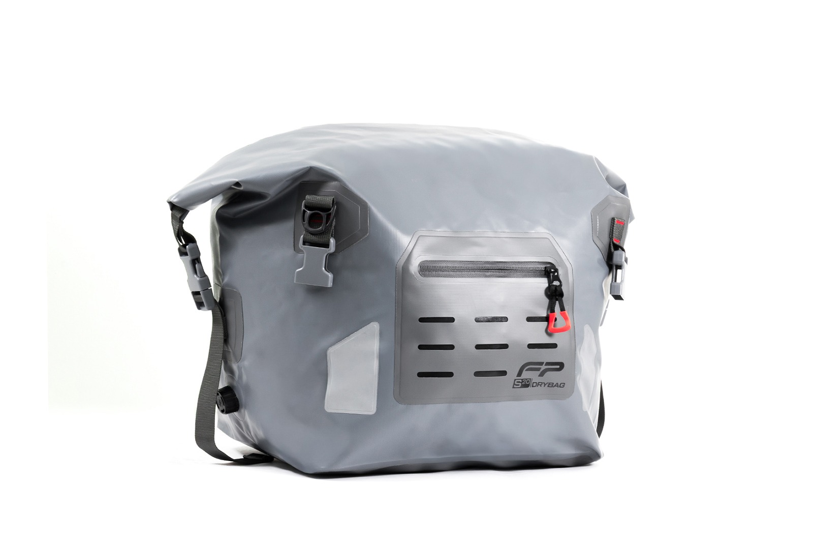 Maleta impermeable FP 20L gris para moto