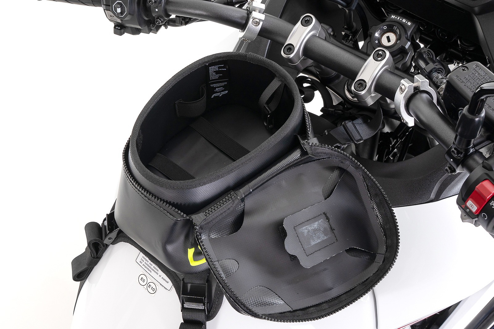 Bolso de tanque FP Drybag negro con bolsillo para celular